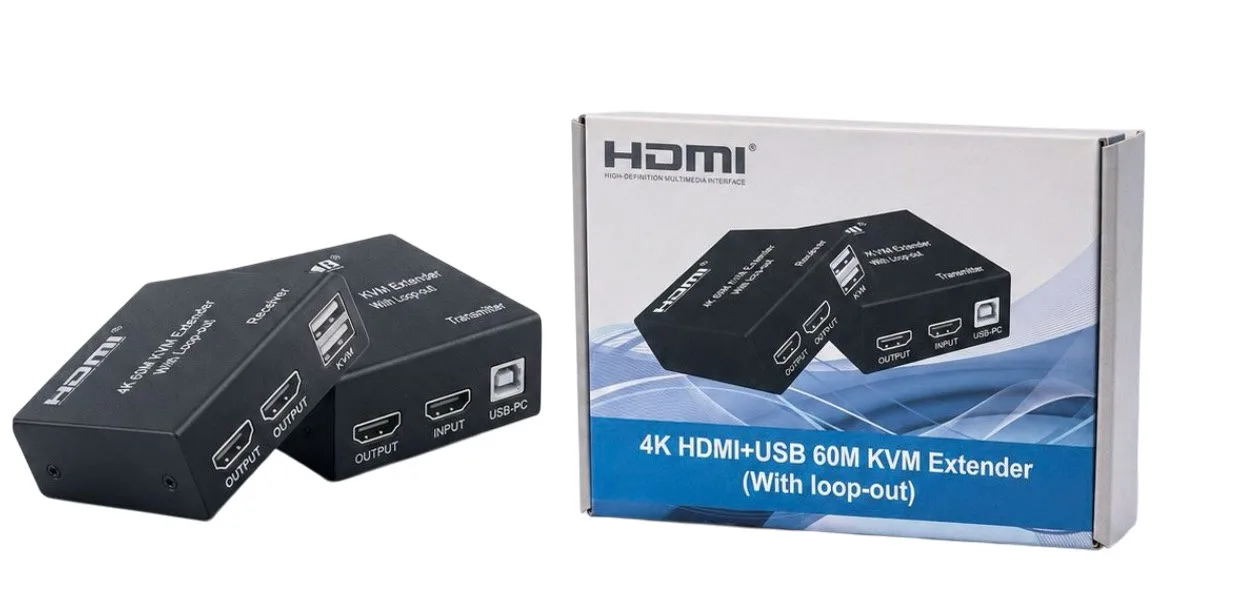 KVM Hdmi +usb 60m extender